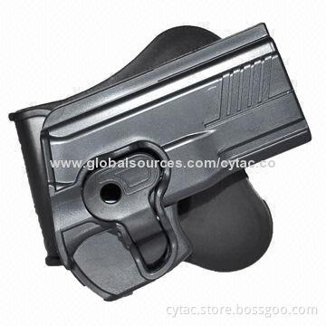 Polymer Gun Holster for Taurus PT800, PT24/7, Black Release Button
